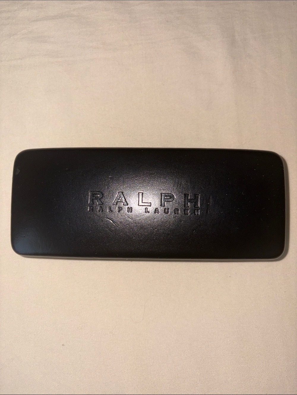 Ralph Lauren Black Embossed Eyewear Case